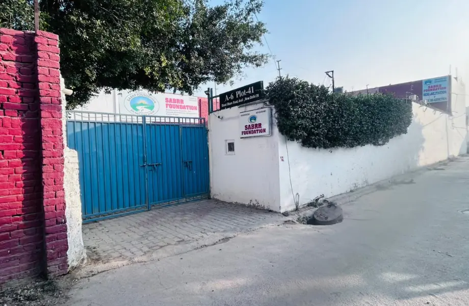 Sabrr Foundation Delhi Center Main Entrance Gate and Building